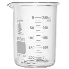 250ml Borosilicate Graduation Beaker – Lightweight and Thermal Shock Resistant