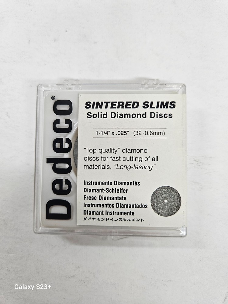 Dedeco Sintered Slims Solid Diamond Disc(32mm x 0.6mm)