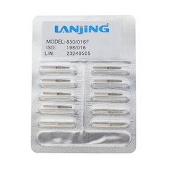 Diamond Dental Burs 850/016F High Speed FG Shank for Implant & Crown Prep 1.6mm