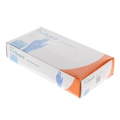 House Brand Dentistry 119132 Nitrile Exam Gloves PF Textured Blue 100/Bx Medium