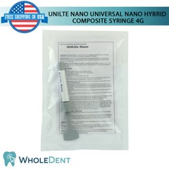 Nano Universal Hybrid Composite Dental Filling Syringe Restoration 4g Shades