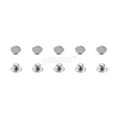AZDENT Dental Orthodontic Lingual Buttons Bondable Round Rectangular Mesh Base