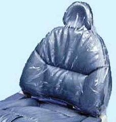 Dental HeadRest Cover Plastic Clear 11.25 x 10 250/Bx Head Rest P5013 SafeDent
