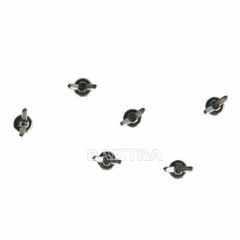 Dental Orthodontic Lingual Button Bondable Round monoblock Rectangular Mesh Base