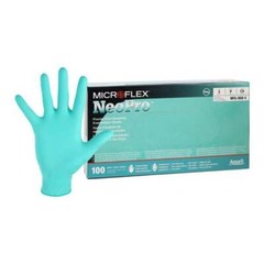 Microflex NPG-888-S NeoPro Chloroprene Gloves Small Green Powder Free 100/Bx