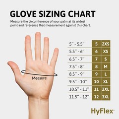 Ansell Hyflex 11-561 Mechanical Ultra-Light Work Gloves For Automotive