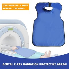 Adult Dental Lead X-Ray Apron w/ High Collar 0.5mmPb Medical Grade Lightweight