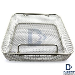 Surgical Sterilization Mesh Tray Cleaning Dental Instrument Holding Wire Basket