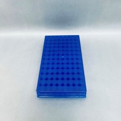 USA Scientific Microtube Rack Reversible with Lid Holds 96 Tubes Lot of 9 Racks