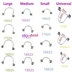 Dental Orthodontic Torquing Torque Spring Rectangular Anterior Teeth Wires L/M/S