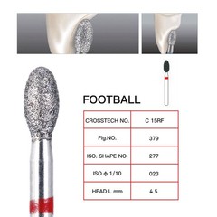 Dental Diamond Burs FG-105 Composite Polishing Kit for High Speed Handpiece