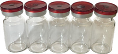 10mL Clear Vials (25) Flip Top Seals (BUYER SEALS W/CRIMPING TOOL NOT INCLUDED)