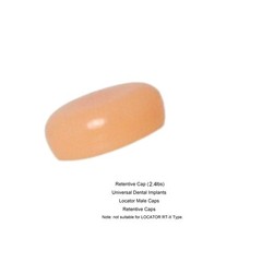 US Dental fit ZEST locator Male Cap Inserts Standard Angle Range 20°-1.2/2.4lbs