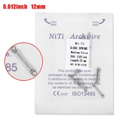 1-10Packs Dent Ortho Niti Closed Coil Spring Arch Wire 010 012 6/9/12mm BJS