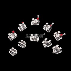 50X Dental Orthodontic Brackets Braces Mini Standard Roth MBT .018 .022 AZDENT