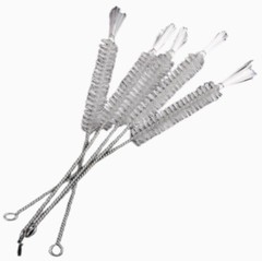 Nylon Test Tube Brush Circular Industrial Pipeline Brush Bottle Straw Brush