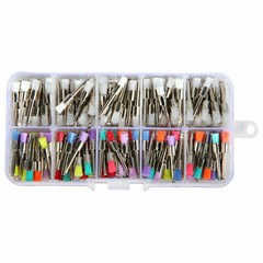 200Pcs/Box Dental Nylon Materials Closure Flat Polishing Prophylaxis Brushes USA