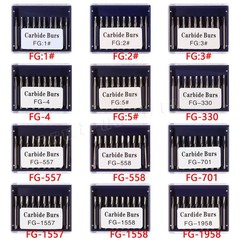 Dental Carbide Burs FG & RA for High & Low Speed (Choose Qty)