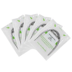 20×Dental Ortho Stainless Steel Rectangular Arch Wire Ovoid Form 17×25 Upper