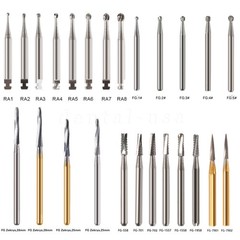 Dental Burs FG 330 557 701 Pear High Speed Tungsten Carbide Burr 19mm Midwest