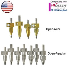 US Dental Hiossen Osstem Transfer Impression Coping Open/Closed Tray Lab Analog