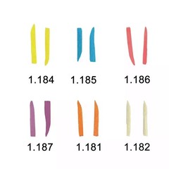400Pcs Dental Disposable Wooden Wedges Interdental Restoration Fixing Wedge