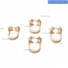 Peek Dental Rubber Barrier Clip with Sand and Anti Slip Properties Far Extension