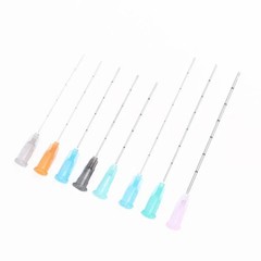NEW 50PCS Disposable Micro Cannula Blunt Tip Needles 22G 23G 25G 38-70mm