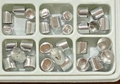 Dental Aluminum Shell Temporary Crowns Starter Kit – Asstd sizes #1-20 (100 pcs)