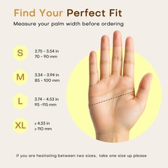 SUP Nitrile Gloves, PowderFree, Food Safe, 100 Count, Medium, Tan