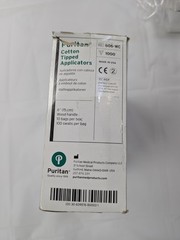 Puritan 806-WC Cotton Tipped Applicators 6″ Wood Handle 800ct 8 Bags x 100 USA