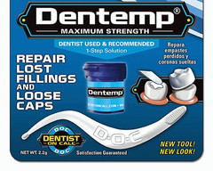 DENTAL REPAIR CEMENT Kit Cavity filling Crown Loose Cap tooth DENTEMP