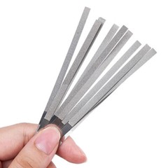 12Pc Stainless Steel Metal Dental Polishing Strips – Multiple Sizes & Quantities