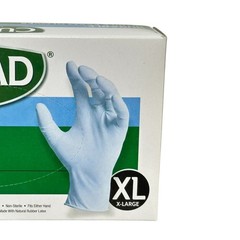 CURAD Durable Nitrile Exam Gloves, Extra Large, 540 Count (3 boxes x 180 ct)