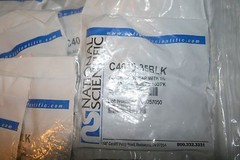1 Bag of 100 pcs NATIONAL SCIENTIFIC C4010-35BLK 10-405 Cap with T/S Septa