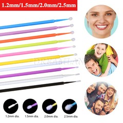 NEW Dental Microbrush Disposable Applicators Tips Micro Brush Cleaning 4Sizes
