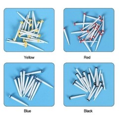 200 Pcs Dental Fiber Post Glass Quartz Teeth Restorative 1.2 1.4 1.6 1.8mm Posts