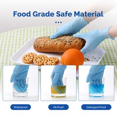 200/1200 JMU Nitrile Gloves Medical Exam 3.5 Mil Latex Free Powder Free XS/S/M/L