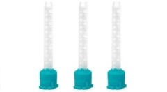 Dental Impression Mixing Tips for Heavy Body – 48 pcs, Teal – 6.5 mm 1:1 Ratio