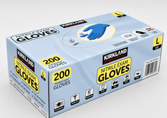Kirkland Signature Nitrile Exam Gloves 200 Count Powder Free Latex Free S M L