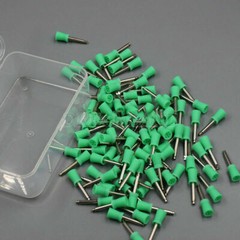 100 pieces Dental Rubber Prophy Tooth Polish Polishing Cups Latch Type Green NJ