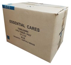 ECS Professional Towels/Bibs 13×18 Available color: White, Blue 500Pcs/Case