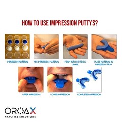 Dental Hydrophilic Firmer Teeth Impression Putty Custom Mold Firmer Teeth Putty