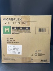 Ansell Latex Gloves Medium Microflex 10 Boxes with 100 Gloves Each