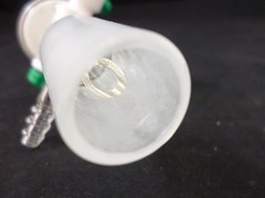 CHEMGLASS Glass 100mL C Frit Solid Phase Peptide Synthesis Vessel GL-25 24/40