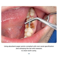 AZDENT Dental Gutta Percha Points Absorbent Paper Points Taper Endodontic Root