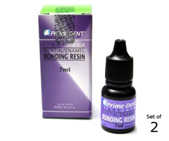 SET OF 2 – PRIME-DENT Dental Light Cure Dentin Enamel Bonding Resin 7 mL Bottle