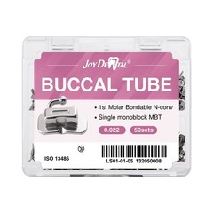 50 set Dental Orthodontic 1st Molar MBT 0.022 Buccal Tubes Bondable Monoblock