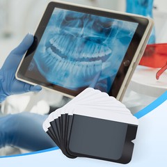 100pcs/box Phosphor Dental Digital X-Ray Plate Storage 46x34mm Envelopes Plastic