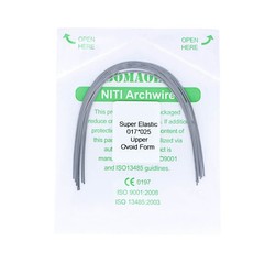 20×Dental Orthodontic Super Elastic Ni-Ti Arch Rectangular Wire Oval 17×25 Upper